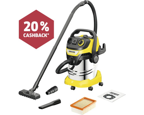 Aspirator multifuncțional Kärcher cu accesorii și promoția de 20% cashback