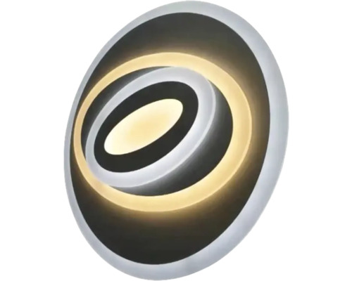 Lumină de perete LED rotundă cu design concentric
