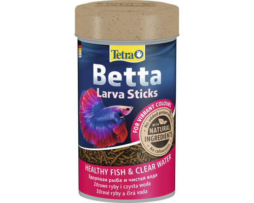 Cutie hrană pește Tetra Betta Larva Sticks