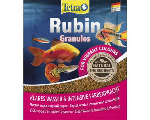 Hrană pentru pești Tetra Rubin granule 15 g Hranule Tetra Rubin pentru pești ornamentali
