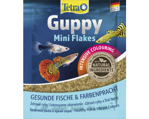 Pachet hrană pești Tetra Guppy Mini Flakes