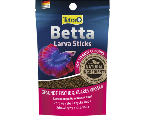 Hrană pentru pești Tetra Betta Larva Sticks 5 g Pachet hrană pentru pești Tetra Betta Larva Sticks