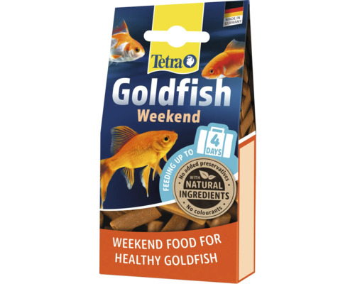 Hrană pentru pești Tetra Goldfisch Weekend 10 buc. Ambalaj hrană de weekend pentru pești aurii Tetra