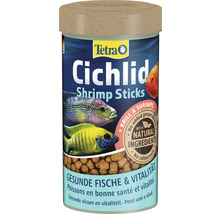 Mâncare pentru pești Tetra Cichlid Shrimp Sticks într-o cutie