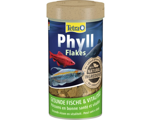 Tetra Phyll Flakes hrană pentru pești, cutie