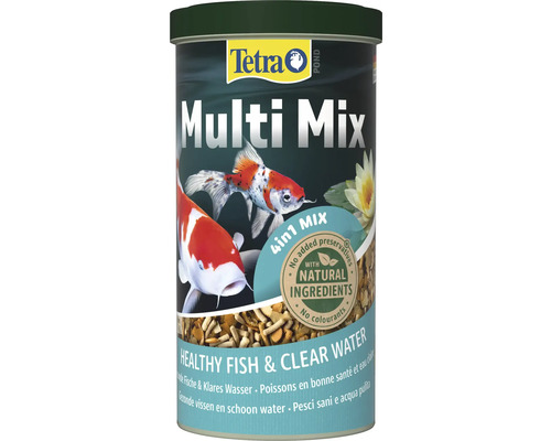 Tetra Pond Multi Mix 4în1 hrană pentru pești pentru pești sănătoși și apă limpede