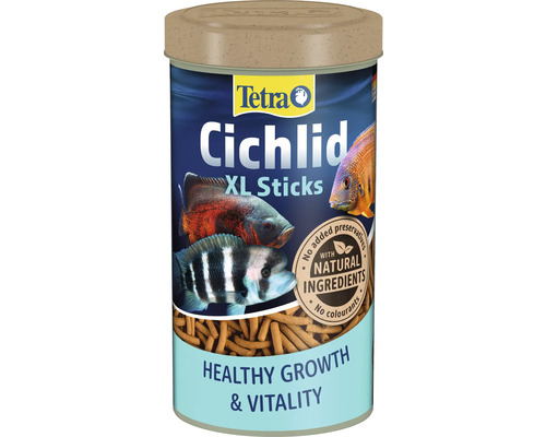 Hrană pentru pești, Tetra Cichlid XL Sticks, 500 g Hranulețe hrană pești Tetra Cichlid XL pentru creștere sănătoasă și vitalitate