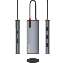 Hub USB Tellur Logo cu mai multe porturi