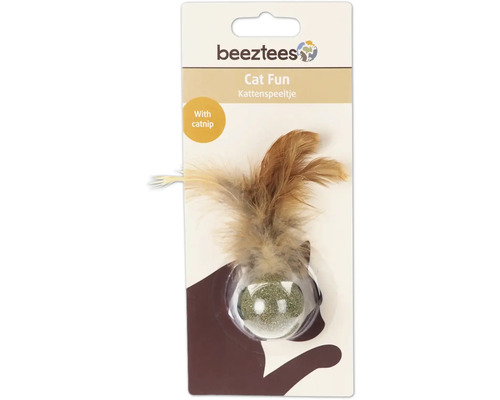 Jucărie pentru pisici cu pene și iarbă pisicii