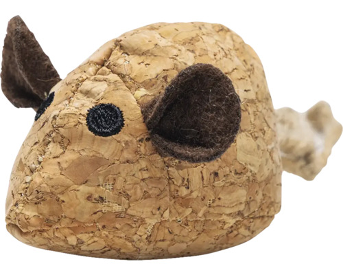 Figurină decorativă șoarece din plută