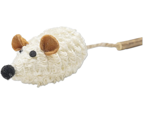 Șoarece de jucărie pentru pisici cu coadă