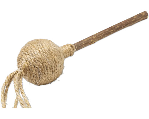 Ciocan cu sfoară de iută și mâner din lemn