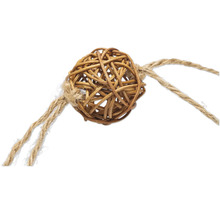 Glob decorativ din ratan cu sfoară