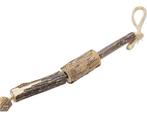 Jucărie pentru rozătoare din lemn cu suspensie