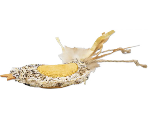 Figurină decorativă de pasăre cu pene pentru interior