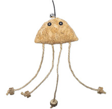 Jucărie pentru păsări, plută și sfoară