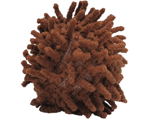 Pămătuf maro din microfibră