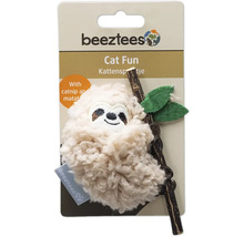 Logo Beeztees. Jucărie pentru pisici leneș cu iarbă pisicii și matatabi.