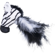 Zebra de jucărie pentru pisici cu pene