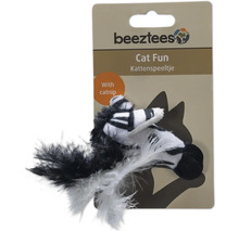 Jucărie pentru pisici zebră cu catnip