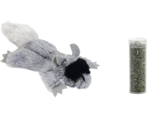 Jucărie pentru pisici raton cu iarbă-mâței