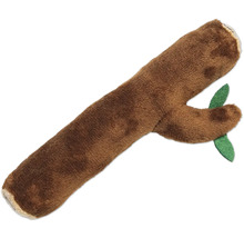 Trunchi de copac din pluș maro pentru animale de companie