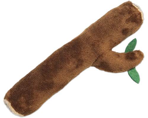 Trunchi de copac din pluș maro pentru animale de companie