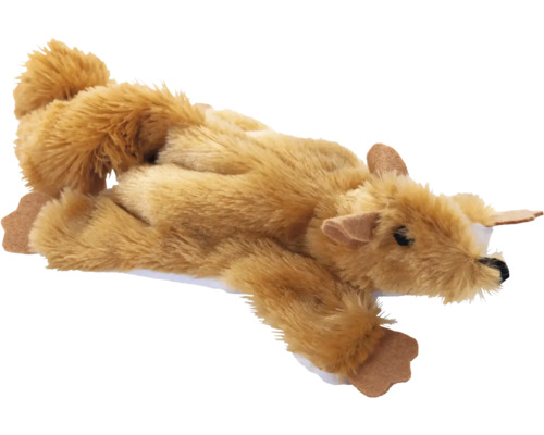 Jucărie pisici Beeztees Flat Gilly cu iarba mâței 27x15x2 cm Câine de pluș, culcat