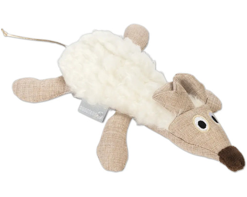 Jucărie pisici Beeztees șoarece cu iarba mâței 17x13x4 cm Șoarece de jucărie pentru pisici cu blană de pluș și corp din material textil