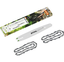 Set de tăiere 3 în 1 Stihl cu șină de ghidare și două lanțuri pentru motoferăstrău
