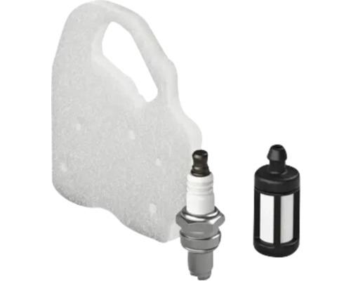 Filtru de aer, bujie și filtru de combustibil pentru echipamente motorizate