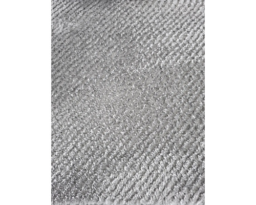 Mochetă la metru Buket 1857 gri 400 cm lățime Prim-plan cu un covor gri texturat