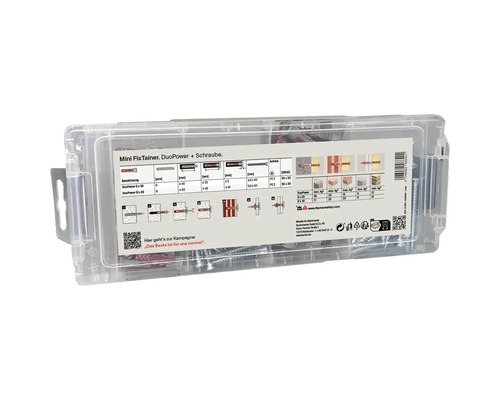Fischer Mini FixTainer cu dibluri și șuruburi DuoPower