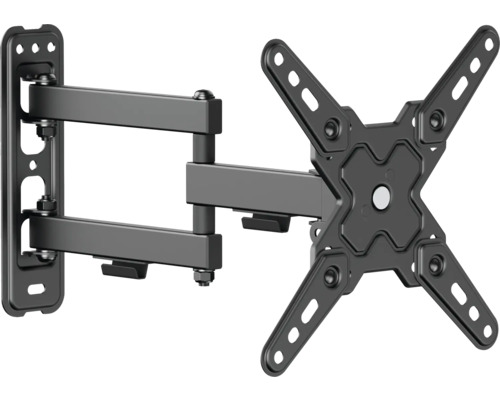 Suport TV de perete Sbox 58-109 cm (13"-43") max. 20kg, mobil, cu 2 brațe, VESA 75x75 la 200x200 Suport de perete TV pivotant pentru montarea televizoarelor