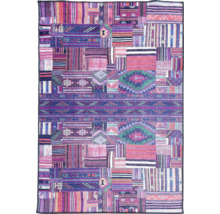 Covor patchwork cu modele geometrice