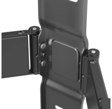 Vizualizare detaliată a unui suport de perete pentru televizor