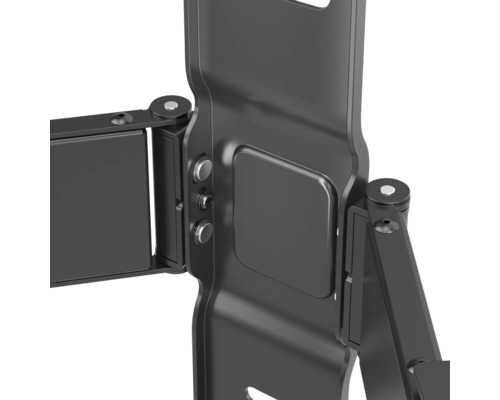 Vizualizare detaliată a unui suport de perete pentru televizor