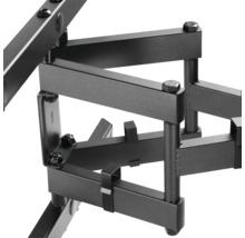 Vizualizare detaliată a unui suport de perete pentru televizor cu braț pivotant