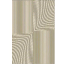 Tapet cu model geometric cu dungi și semicercuri