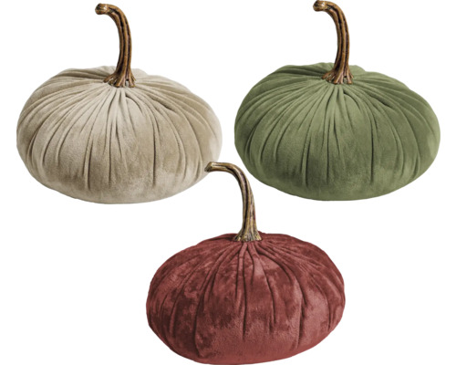 Dovleci decorativi din catifea, diferite culori
