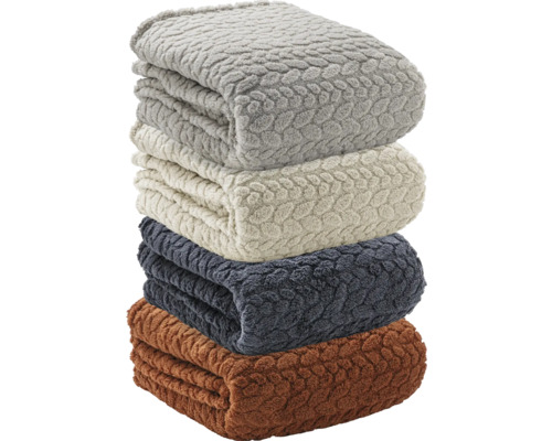 Stivă de patru textile de casă cu model tip fagure