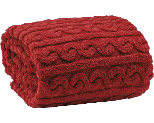 Pătură pliată, moale, cu model