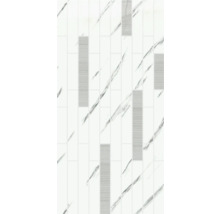 Model de faianță cu design marmorat și cu linii