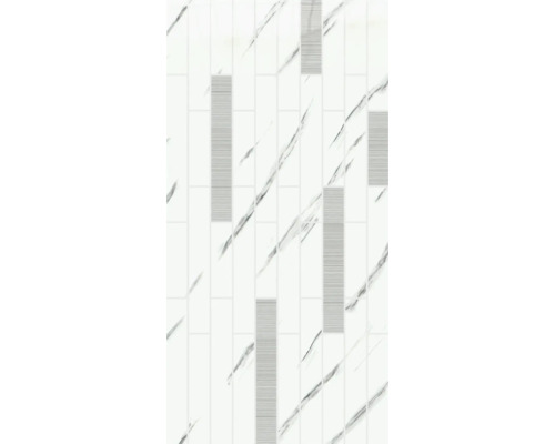 Model de faianță cu design marmorat și cu linii