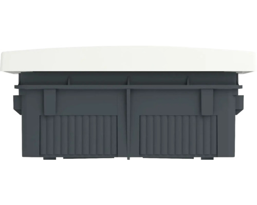 Distribuitor încastrat cu capac alb