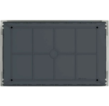 Recipient gri cu compartimente