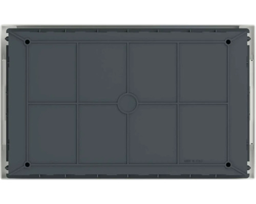 Recipient gri cu compartimente