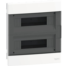 Logo Schneider Electric. Carcasă goală cu două rânduri pentru dispozitive modulare