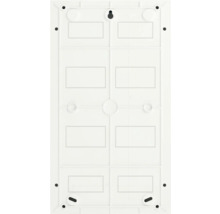 Spatele unei cutii de siguranțe albe