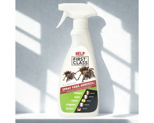 Spray anti-păianjeni în flacon cu pulverizator